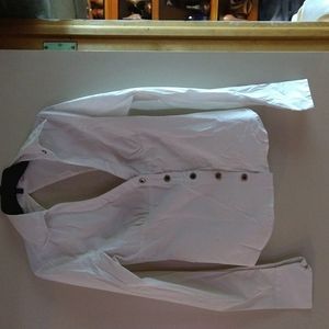 Elegant White Button-Up Women's Top